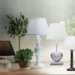 Lampa stołowa Renzo Biała 54,5 cm