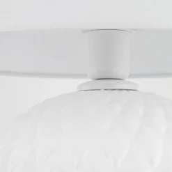 Lampa stołowa SANTANA biała 1xE27