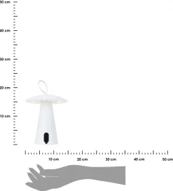 Lampa stołowa USB LED biała 17 cm