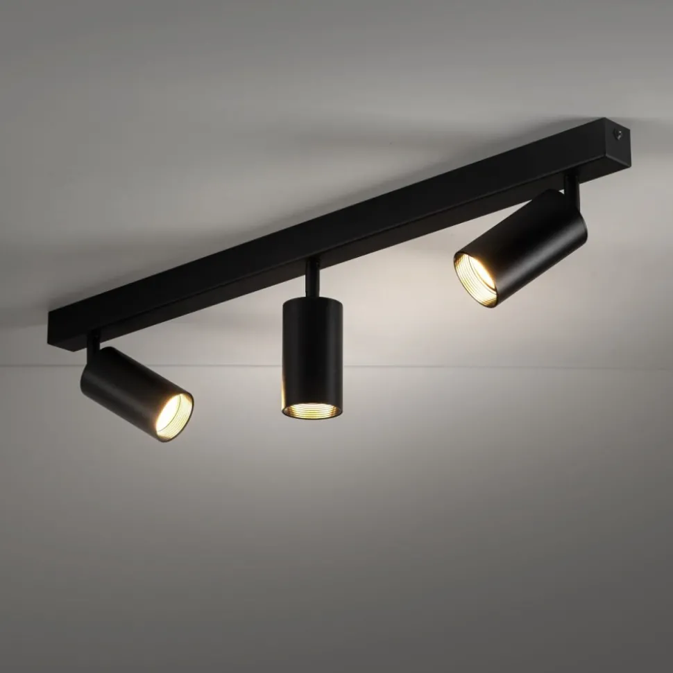 Lampa sufitowa AMIS czarna 3xGU10