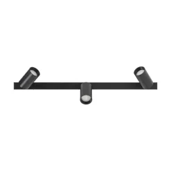 Lampa sufitowa AMIS czarna 3xGU10