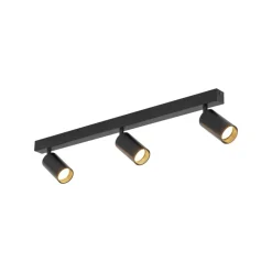 Lampa sufitowa AMIS czarna 3xGU10