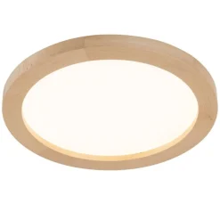 Lampa sufitowa AQUA WOOD buk 32.5 cm 1xLED