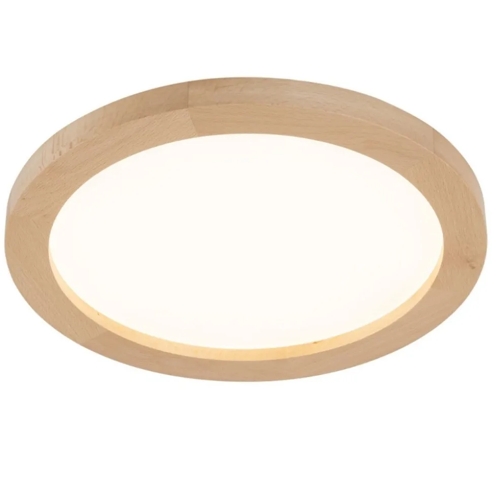 Lampa sufitowa AQUA WOOD buk 32.5 cm 1xLED