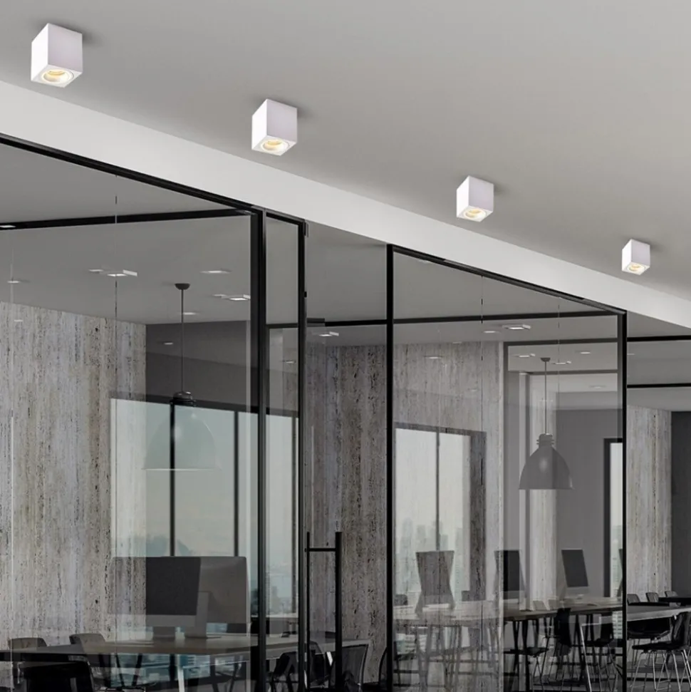Lampa Sufitowa BIMA RING Biały 1xGU10 8cm