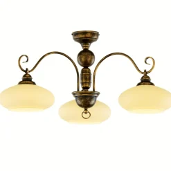 Lampa sufitowa BOLERO złoty patynowany 3xE27