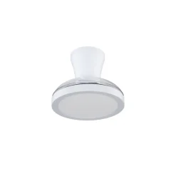 Lampa sufitowa BREEZE biała 1xLED z wiatrakiem i pilotem