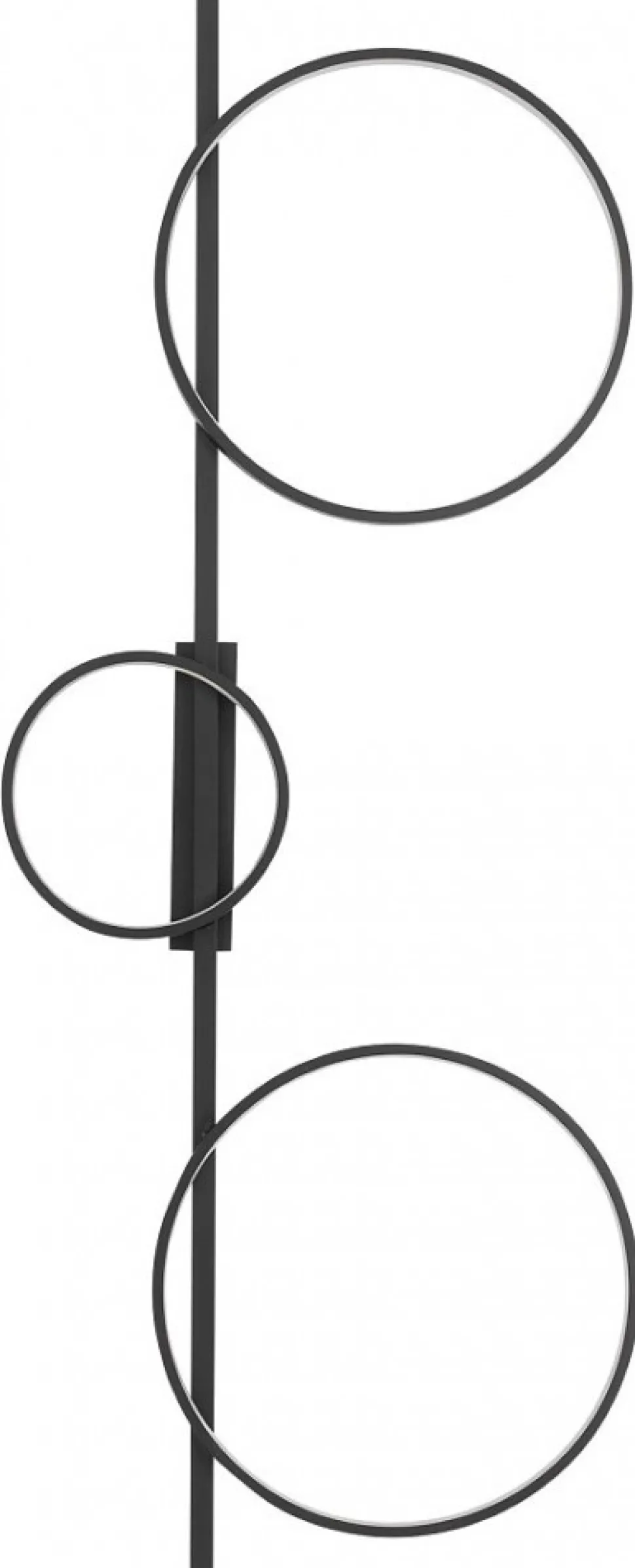 Lampa Sufitowa CIRCOLO Czarny 33W LED 4000K 18,30cm