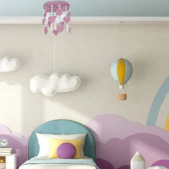 Lampa Sufitowa CORAZON różowa 3xE27