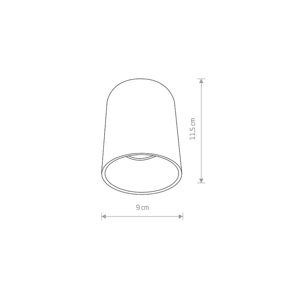 Lampa Sufitowa EYE TONE Biały Szary 1xGU10 IP20