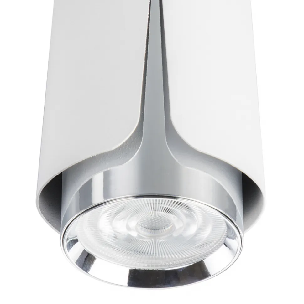 Lampa Sufitowa FLOWER Biały Srebrny 1xGU10