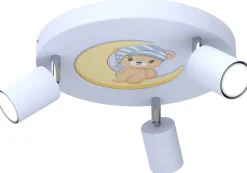 Lampa Sufitowa FUN Niebieski 3xGU10 Miś