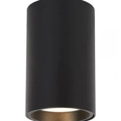 Lampa Sufitowa GENESIS Tuba Czarny 1xGU10 6,3x10cm