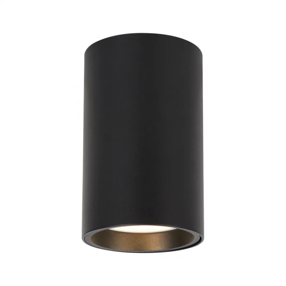 Lampa Sufitowa GENESIS Tuba Czarny 1xGU10 6,3x10cm