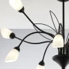 Lampa sufitowa GLORIOSA czarny mat 10xG9