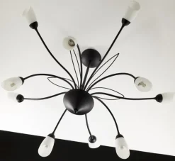 Lampa sufitowa GLORIOSA czarny mat 10xG9