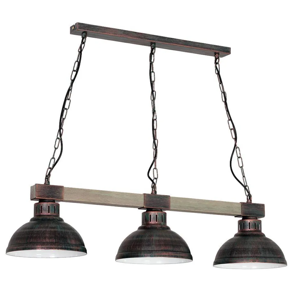 Lampa sufitowa industrialna Hakon brąz