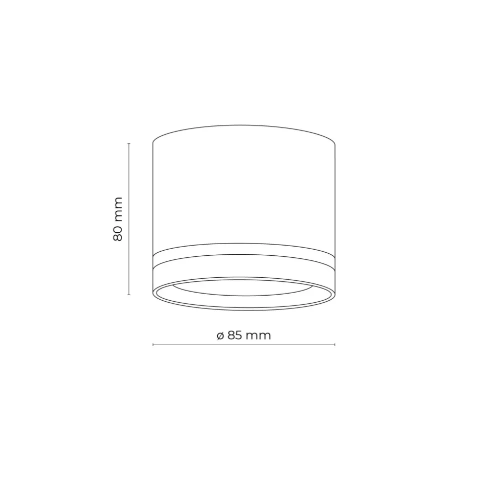 Lampa Sufitowa JET Czarny 1xGX53