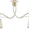 Lampa Sufitowa KAMELIA Beżowy Abażury 2xE27