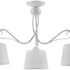 Lampa Sufitowa KAMELIA Biały Abażury 3xE27