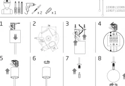 Lampa sufitowa KIER L czarna 1xG9