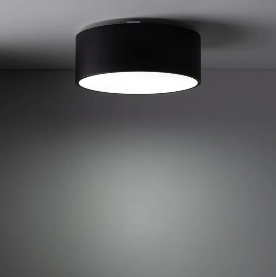 Lampa sufitowa LIVO S czarna 2xE27 IP54