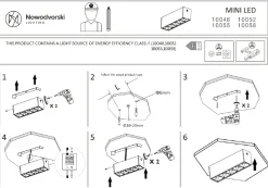 Lampa Sufitowa MIDI Biały 20W LED 3000K