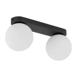 Lampa Sufitowa MINI Czarny Szklane Klosze 2xG9