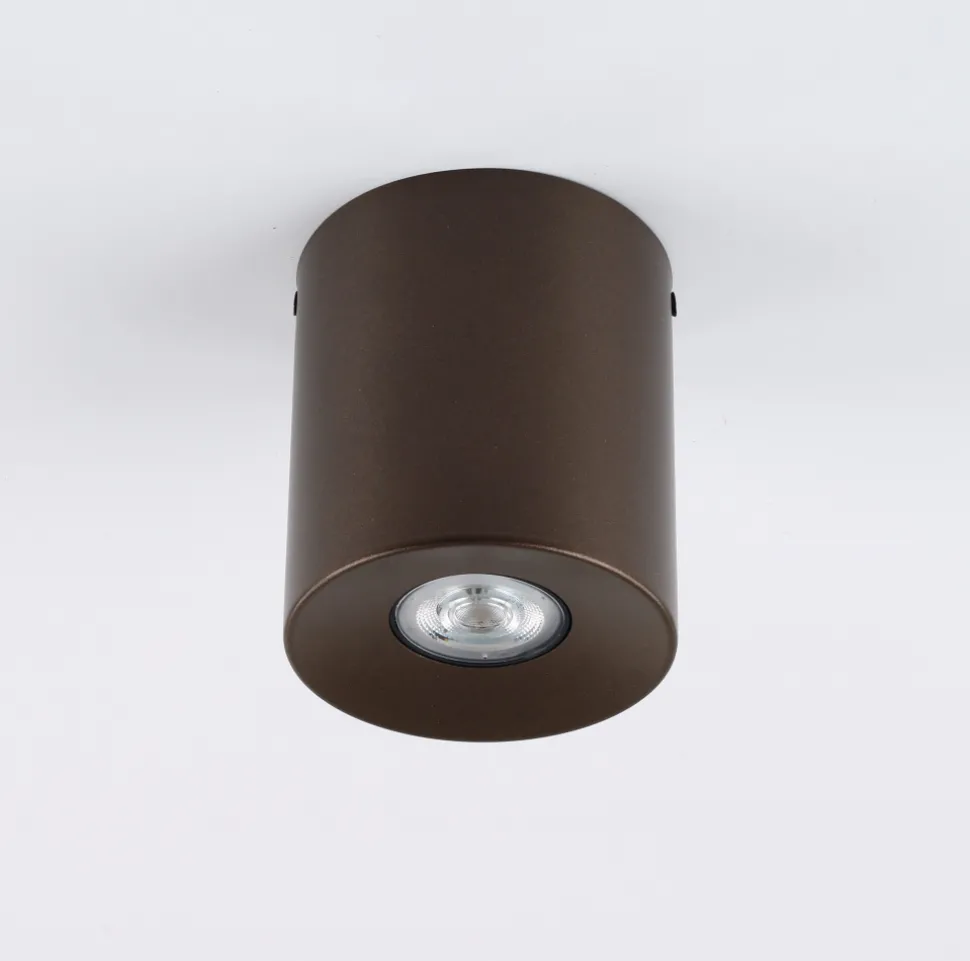 Lampa Sufitowa ORION Brązowy 1xGU10 12,5cm