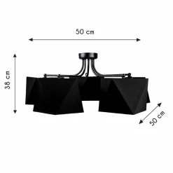 Lampa sufitowa Piazza Cinque