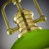 Lampa sufitowa PLATINO mosiądz 1xE27