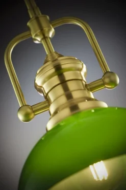 Lampa sufitowa PLATINO mosiądz 1xE27