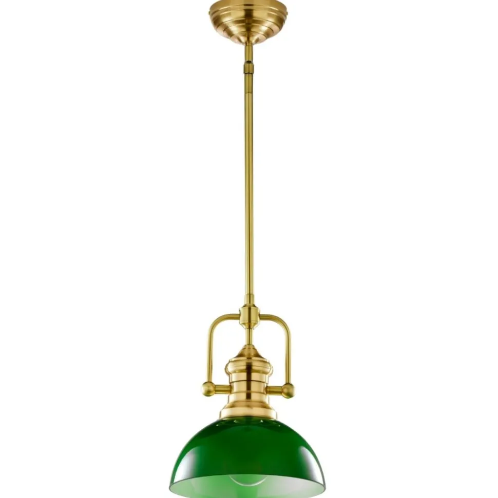 Lampa sufitowa PLATINO mosiądz 1xE27
