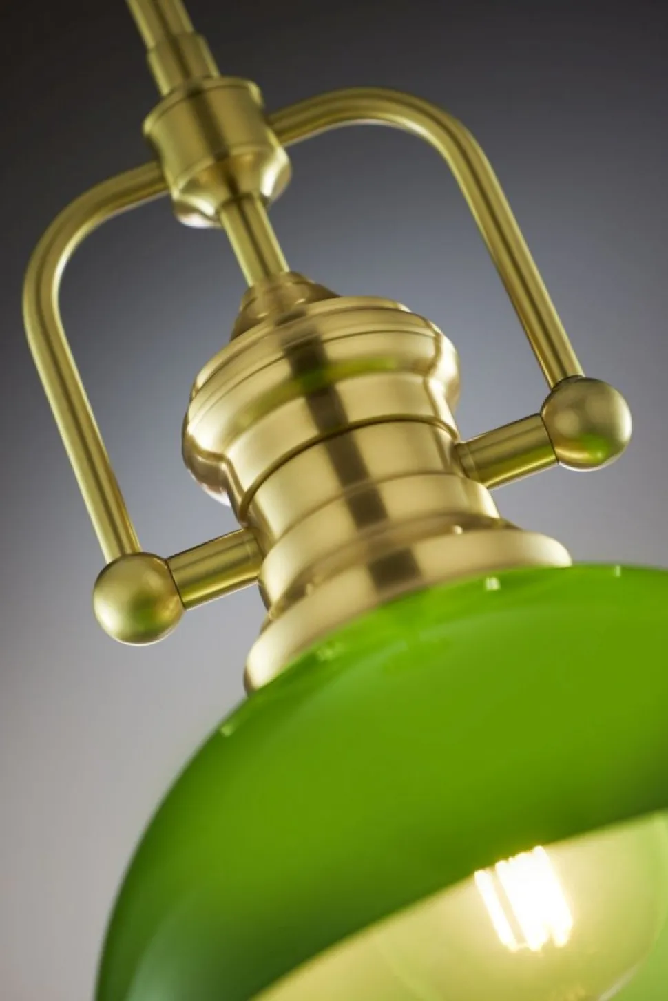Lampa sufitowa PLATINO mosiądz 1xE27