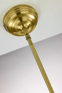 Lampa sufitowa PLATINO mosiądz 1xE27