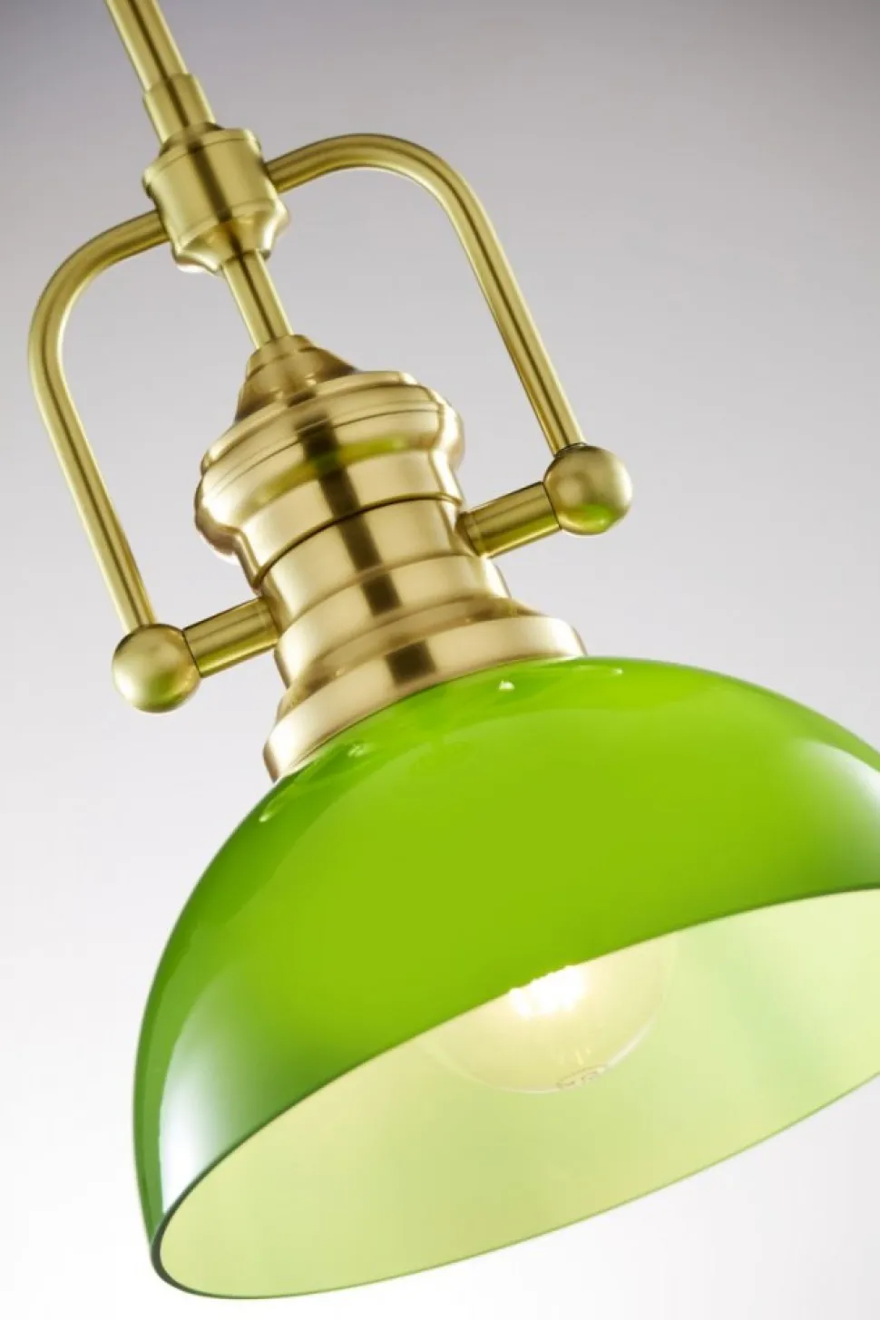 Lampa sufitowa PLATINO mosiądz 1xE27