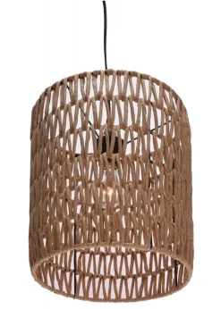 Lampa sufitowa pleciona Boho beżowa