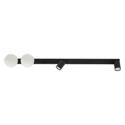 Lampa sufitowa podtynkowa Spot VOX czarna 2xG9 2xGU10