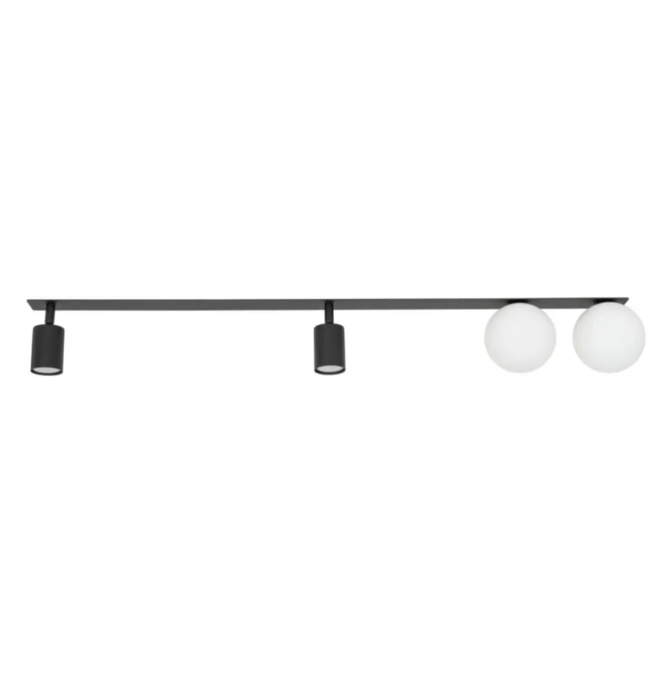 Lampa sufitowa podtynkowa Spot VOX czarna 2xG9 2xGU10