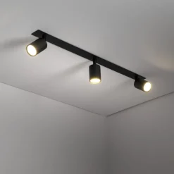 Lampa sufitowa podtynkowa Spot NEX czarna 3xGU10