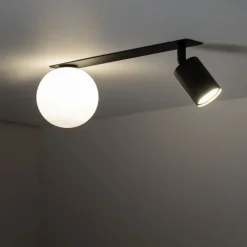 Lampa sufitowa podtynkowa Spot VOX czarna 1xG9 1xGU10