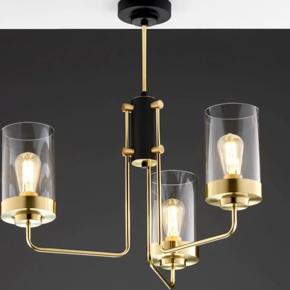 Lampa sufitowa RAMIREZ złota 3xE27
