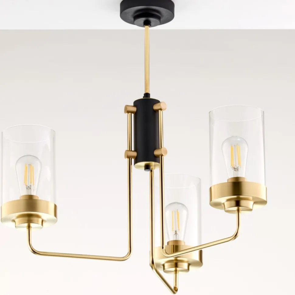 Lampa sufitowa RAMIREZ złota 3xE27