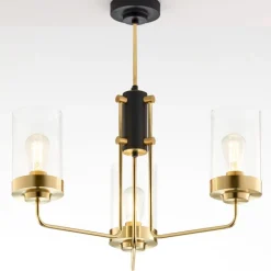 Lampa sufitowa RAMIREZ złota 3xE27
