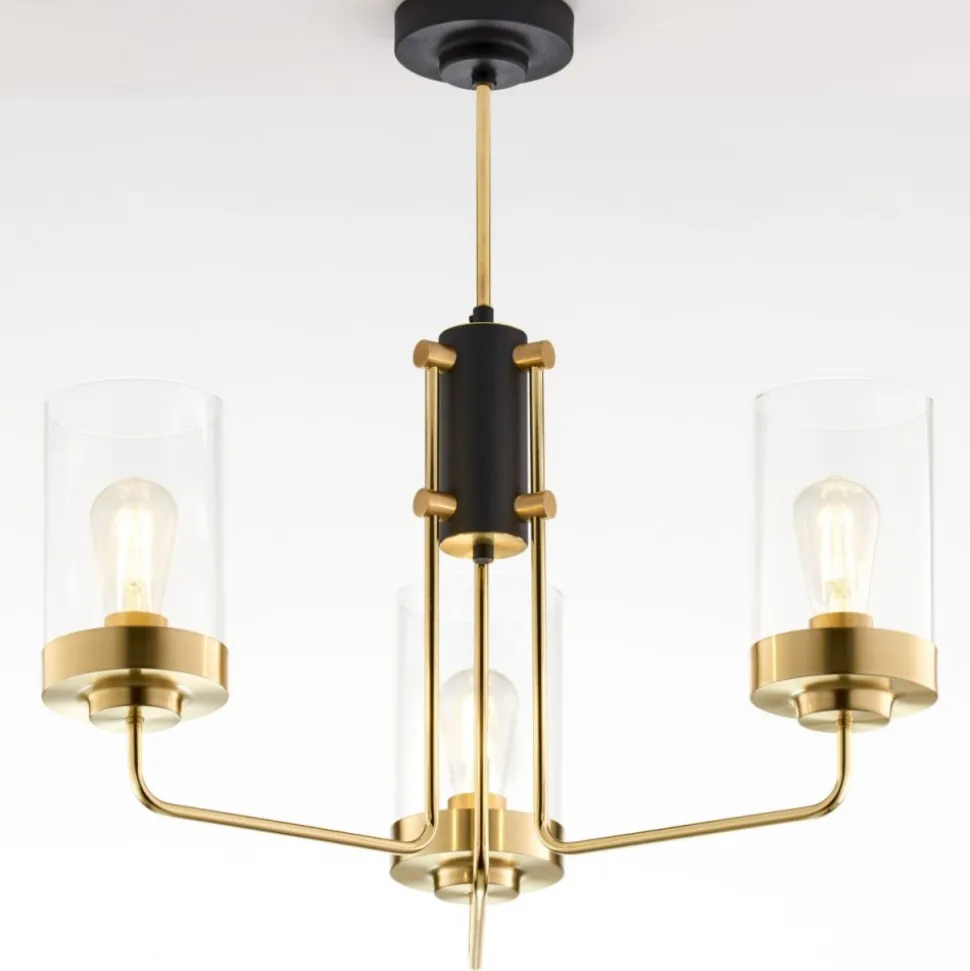 Lampa sufitowa RAMIREZ złota 3xE27