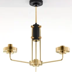 Lampa sufitowa RAMIREZ złota 3xE27