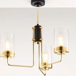 Lampa sufitowa RAMIREZ złota 3xE27