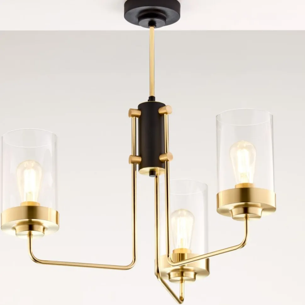 Lampa sufitowa RAMIREZ złota 3xE27