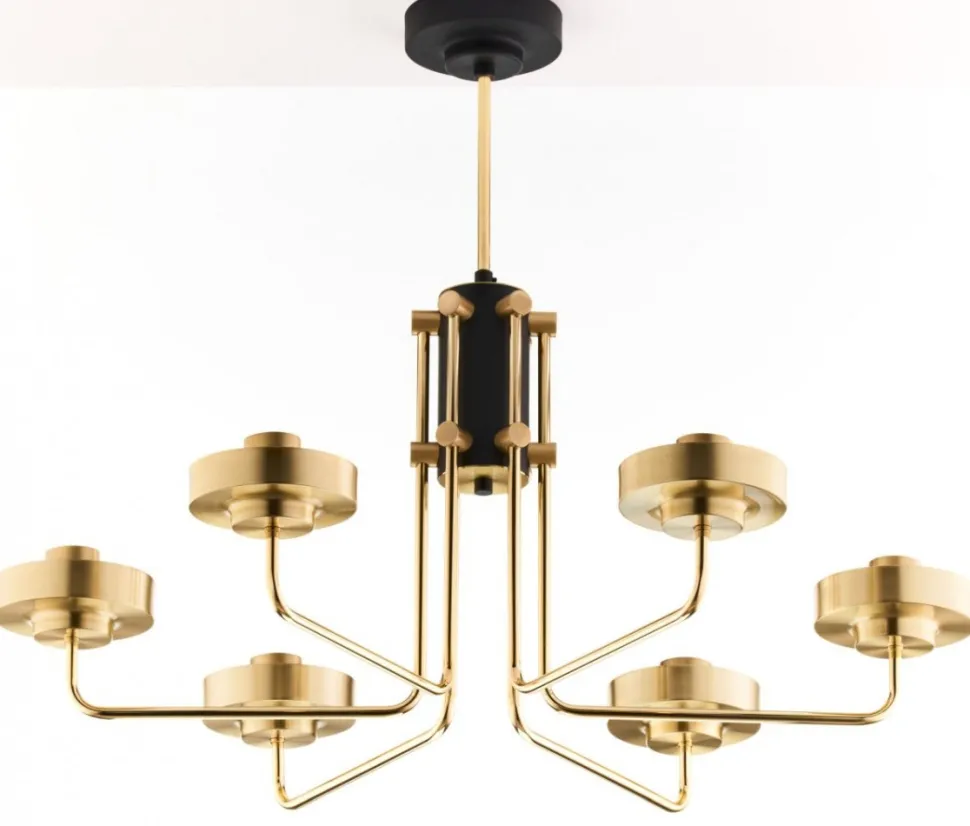 Lampa sufitowa RAMIREZ złota 6xE27