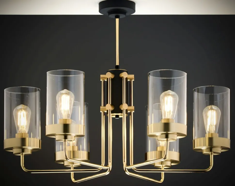 Lampa sufitowa RAMIREZ złota 6xE27